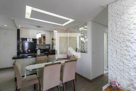 Sala de apartamento à venda com 3 quartos, 75m² em Parque São Lucas, São Paulo