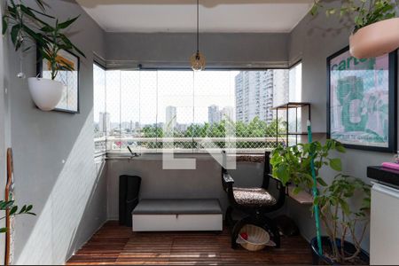 Varanda Estendida de apartamento à venda com 2 quartos, 49m² em Barra Funda, São Paulo