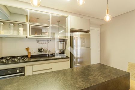 Cozinha de apartamento para alugar com 1 quarto, 50m² em Indianópolis, São Paulo