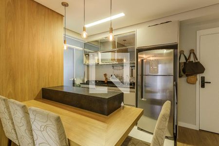 Cozinha de apartamento para alugar com 1 quarto, 50m² em Indianópolis, São Paulo