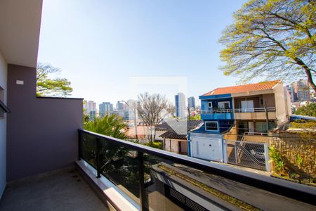 Varanda Suíte de casa à venda com 3 quartos, 190m² em Vila Guiomar, Santo André