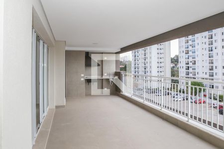 Varanda Gourmet de apartamento à venda com 3 quartos, 127m² em Vila Anastácio, São Paulo