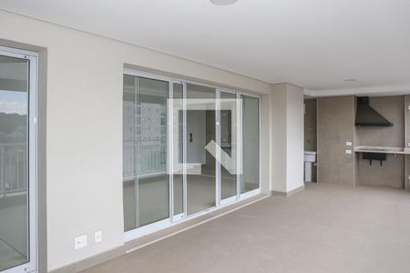 Varanda Gourmet de apartamento à venda com 3 quartos, 127m² em Vila Anastácio, São Paulo