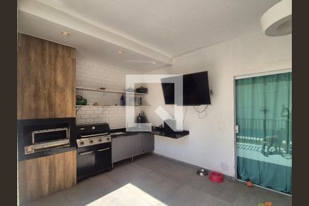 Varanda gourmet de casa de condomínio à venda com 3 quartos, 195m² em Vargem Pequena, Rio de Janeiro