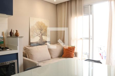 Sala e Cozinha  de apartamento para alugar com 2 quartos, 35m² em Barra Funda, São Paulo