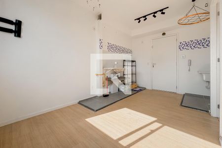 Sala/Cozinha de apartamento à venda com 1 quarto, 24m² em Sé, São Paulo