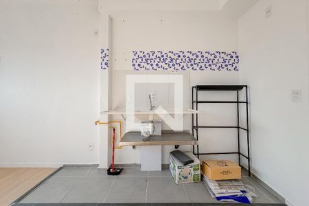 Sala/Cozinha de apartamento à venda com 1 quarto, 24m² em Sé, São Paulo