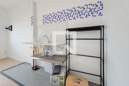 Sala/Cozinha de apartamento à venda com 1 quarto, 24m² em Sé, São Paulo