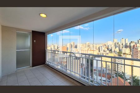 Varanda da Sala de apartamento à venda com 3 quartos, 88m² em Barra Funda, São Paulo