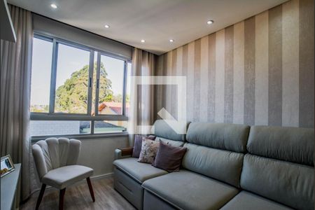 Sala de apartamento à venda com 3 quartos, 63m² em Jardim Utinga, Santo André