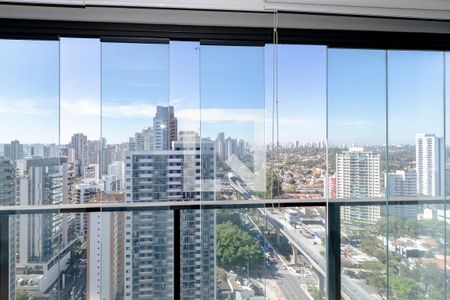 Varanda de apartamento à venda com 1 quarto, 37m² em Campo Belo, São Paulo