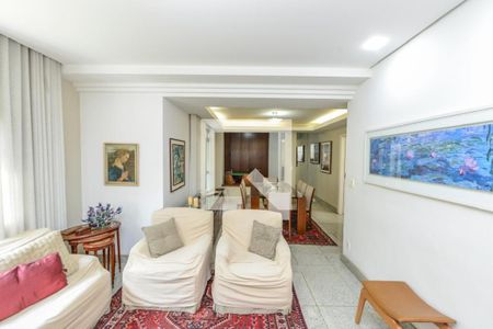 Sala de apartamento para alugar com 4 quartos, 155m² em Luxemburgo, Belo Horizonte