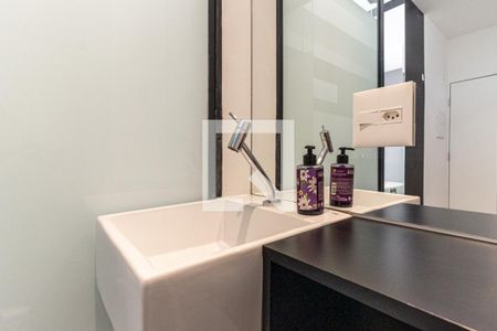 Banheiro de kitnet/studio à venda com 1 quarto, 27m² em Campos Elíseos, São Paulo