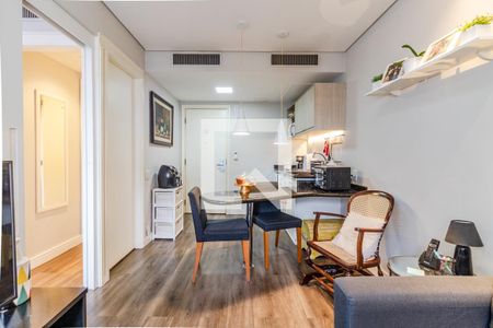 Sala de apartamento à venda com 1 quarto, 33m² em Jardim Paulista, São Paulo
