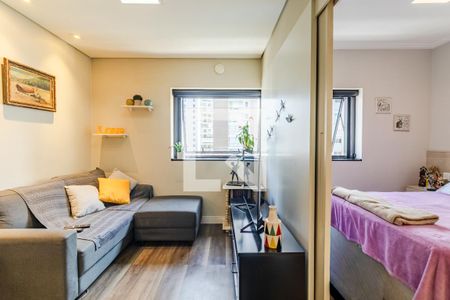 Sala de apartamento à venda com 1 quarto, 33m² em Jardim Paulista, São Paulo