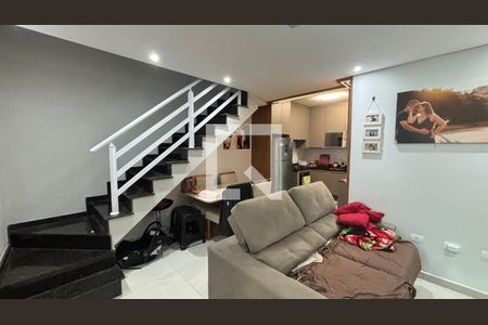 Sala de casa à venda com 2 quartos, 145m² em Vila Curuçá, Santo André