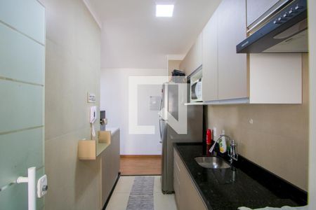 Cozinha de apartamento à venda com 2 quartos, 45m² em Vila Leopoldina, Santo André
