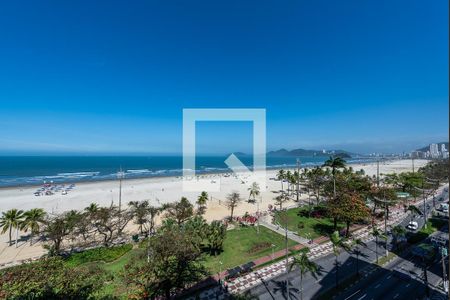 Varanda da Sala de apartamento para alugar com 3 quartos, 127m² em Gonzaga, Santos