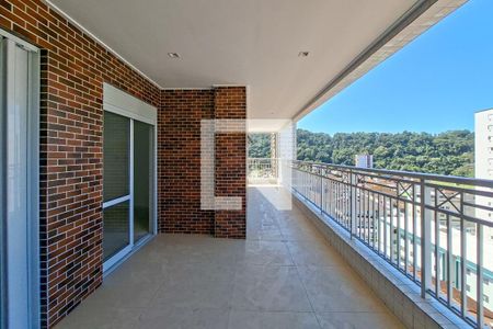 Sacada de apartamento para alugar com 3 quartos, 121m² em Canto do Forte, Praia Grande