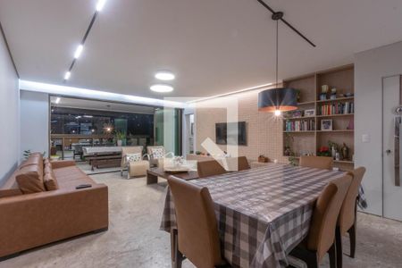 Sala de apartamento à venda com 4 quartos, 179m² em Sion, Belo Horizonte