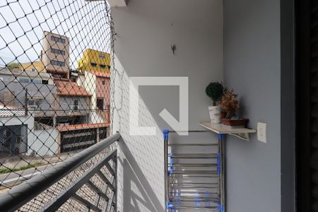 Varanda da Sala de apartamento à venda com 3 quartos, 91m² em Parque João Ramalho, Santo André