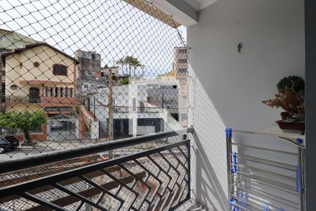 Varanda da Sala de apartamento à venda com 3 quartos, 91m² em Parque João Ramalho, Santo André