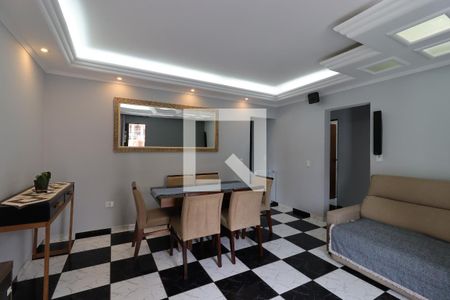 Sala de apartamento à venda com 3 quartos, 91m² em Parque João Ramalho, Santo André