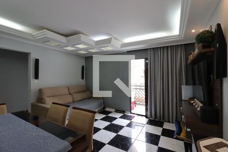 Sala de apartamento à venda com 3 quartos, 91m² em Parque João Ramalho, Santo André