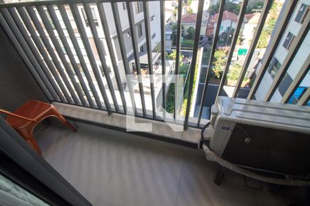 Varanda do Studio de kitnet/studio para alugar com 1 quarto, 24m² em Brooklin, São Paulo