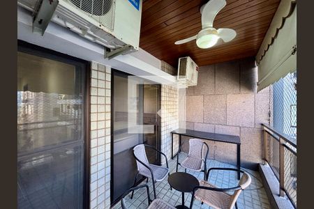 Varanda da sala de apartamento para alugar com 2 quartos, 80m² em Copacabana, Rio de Janeiro