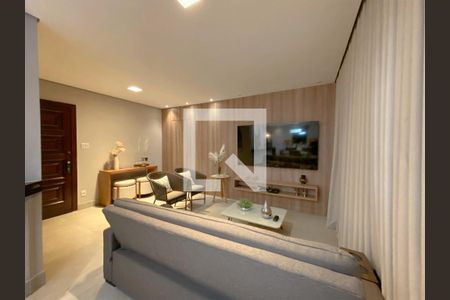 Sala de Estar de apartamento à venda com 4 quartos, 135m² em Sion, Belo Horizonte