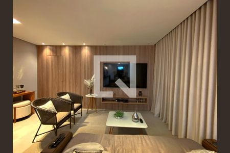 Sala de Estar de apartamento à venda com 4 quartos, 135m² em Sion, Belo Horizonte