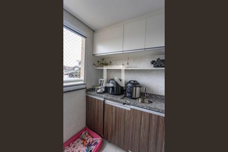 Varanda da sala  de apartamento à venda com 3 quartos, 67m² em Centro, Diadema