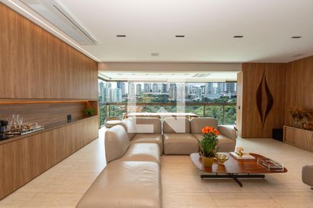 Sala de apartamento à venda com 3 quartos, 180m² em Vale do Sereno, Nova Lima