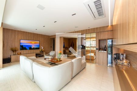 Sala de apartamento à venda com 3 quartos, 180m² em Vale do Sereno, Nova Lima