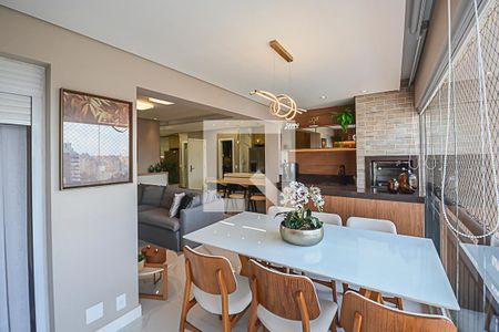 Varanda gourmet de apartamento à venda com 3 quartos, 116m² em Baeta Neves, São Bernardo do Campo