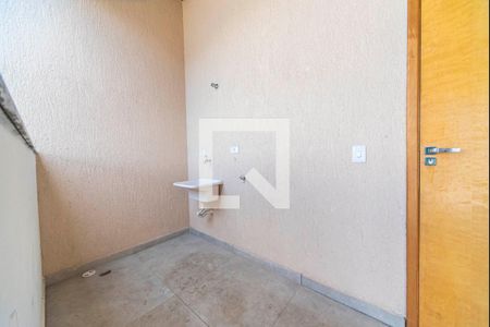 Área de Serviço de apartamento para alugar com 2 quartos, 100m² em Jardim Irene, Santo André