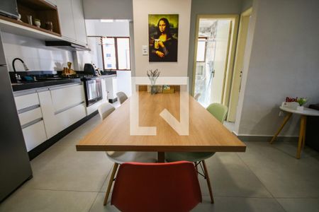 Sala de apartamento para alugar com 1 quarto, 53m² em Canto do Forte, Praia Grande