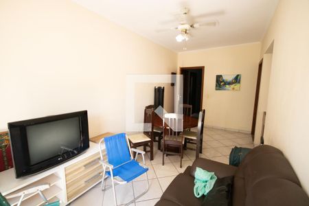 Sala de apartamento para alugar com 1 quarto, 72m² em Guilhermina, Praia Grande