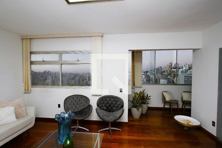 Sala  de apartamento à venda com 3 quartos, 175m² em Vila Paris, Belo Horizonte
