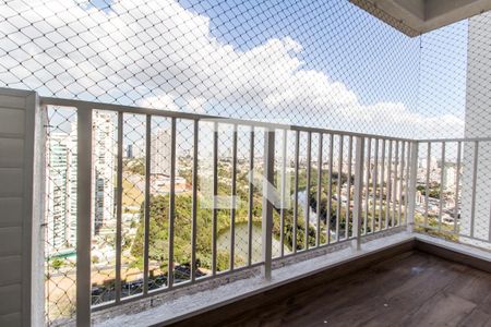 Varanda da Sala de apartamento para alugar com 1 quarto, 57m² em Alphaville Empresarial, Barueri