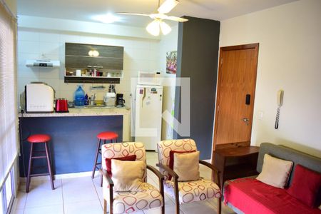 Sala de apartamento para alugar com 1 quarto, 49m² em Subsetor Sul - 7 (s-7), Ribeirão Preto