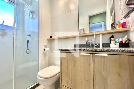 Banheiro de apartamento à venda com 1 quarto, 34m² em Vila Clementino, São Paulo