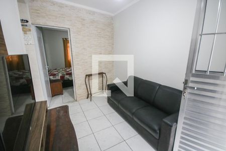 Sala de apartamento para alugar com 1 quarto, 44m² em Aviação, Praia Grande