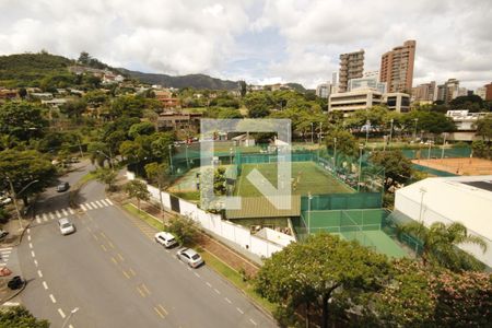 Vista da Sala de apartamento à venda com 4 quartos, 178m² em Serra, Belo Horizonte