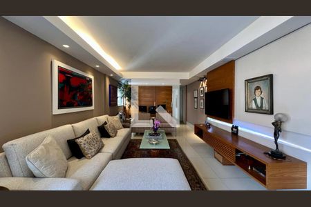 Sala de apartamento à venda com 3 quartos, 151m² em Lourdes, Belo Horizonte