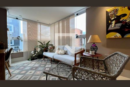 Varanda de apartamento à venda com 3 quartos, 151m² em Lourdes, Belo Horizonte