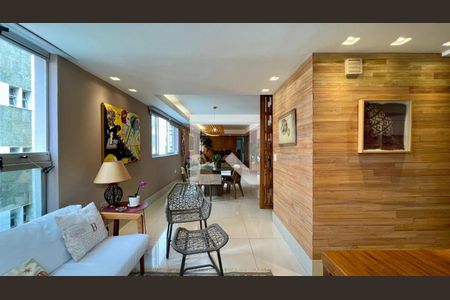 Sala de apartamento à venda com 3 quartos, 151m² em Lourdes, Belo Horizonte