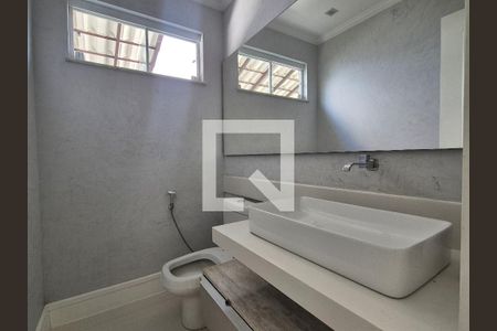 Lavabo da Sala de casa de condomínio à venda com 4 quartos, 468m² em Barra da Tijuca, Rio de Janeiro