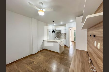 Sala de apartamento à venda com 1 quarto, 37m² em Botafogo, Rio de Janeiro
